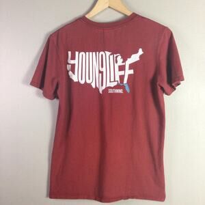 YL Young Life Christian Southwind Florida Shirt Red Medium